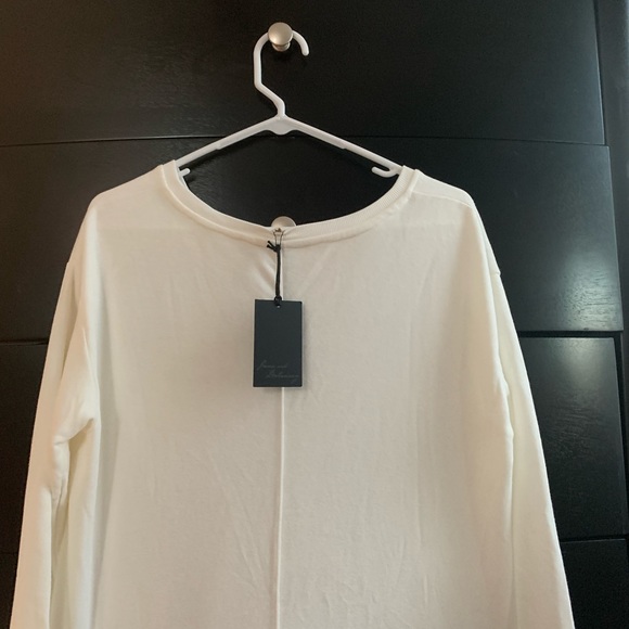 Long sleeve white shirt that says peace of mind - Picture 2 of 3